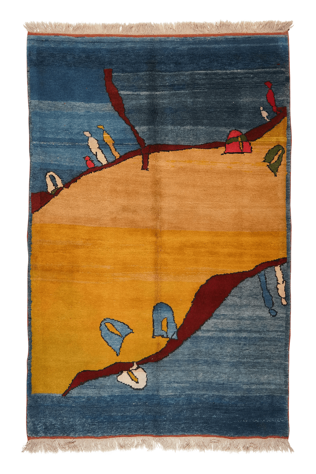 Konya — Hand-knotted, 154x238 cm, Yellow, 100% Virgin Wool | Main view