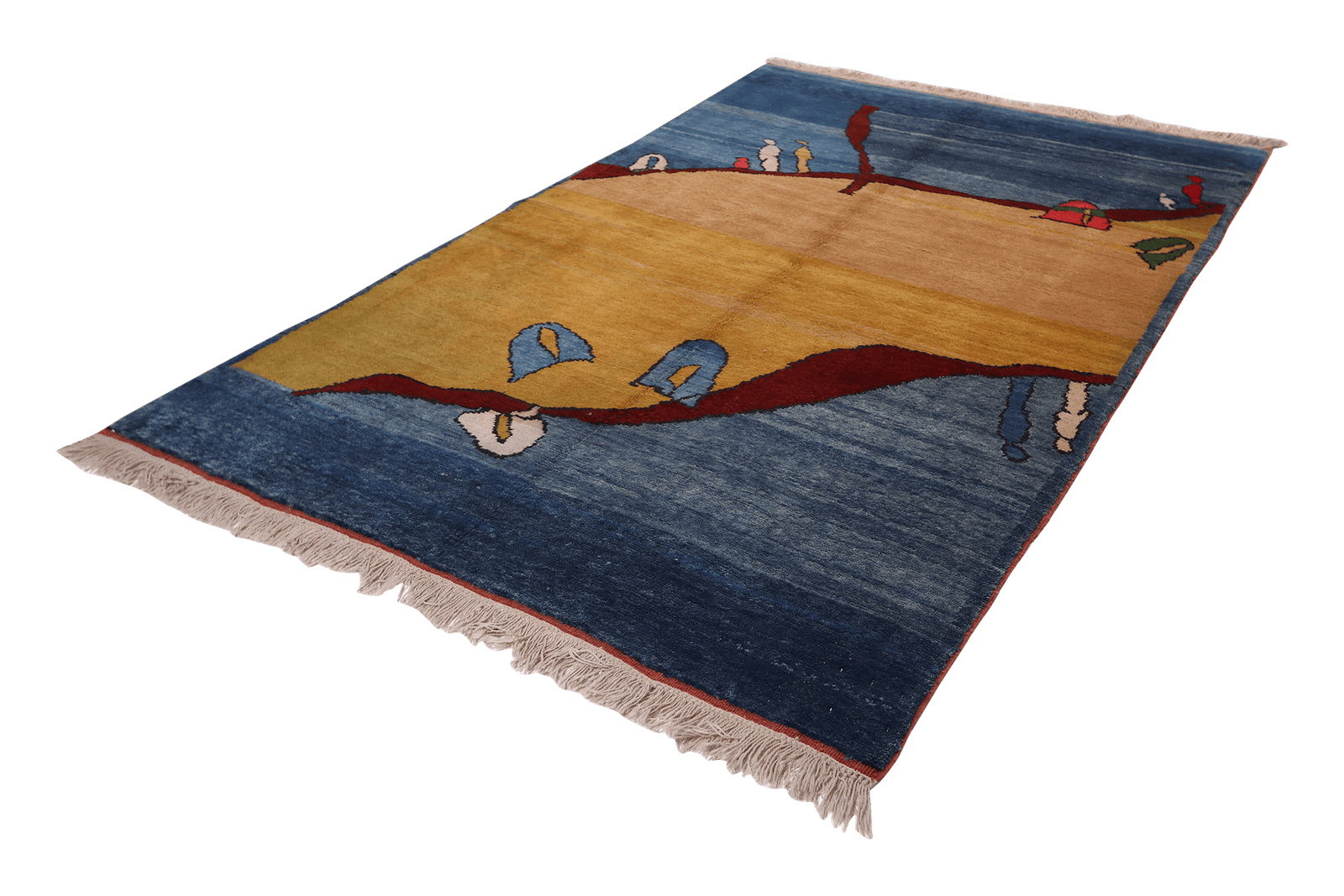 Konya — Hand-knotted, 154x238 cm, Yellow, 100% Virgin Wool | View 5