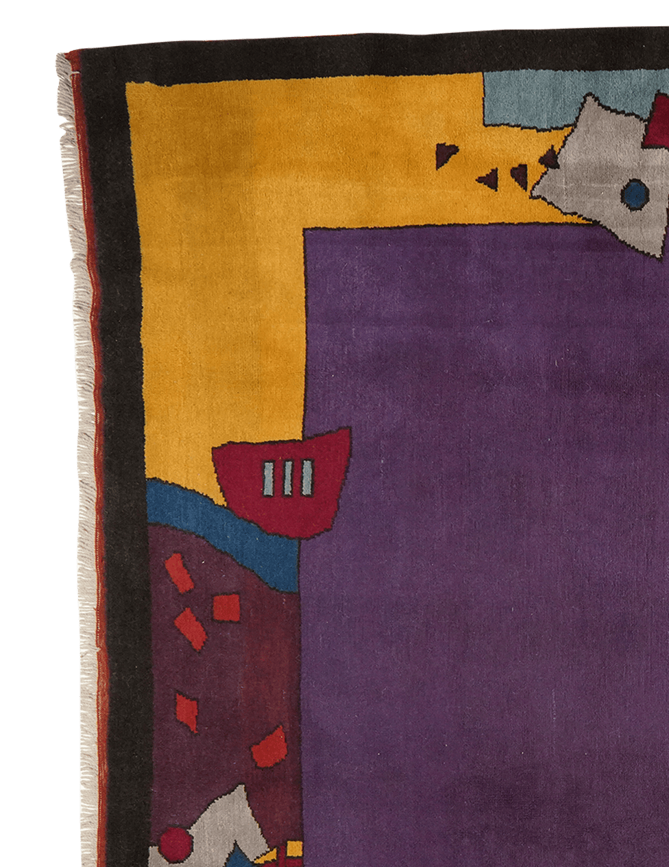 Konya — Hand-knotted, 208x273 cm, Violett, 100% Virgin Wool | View 3