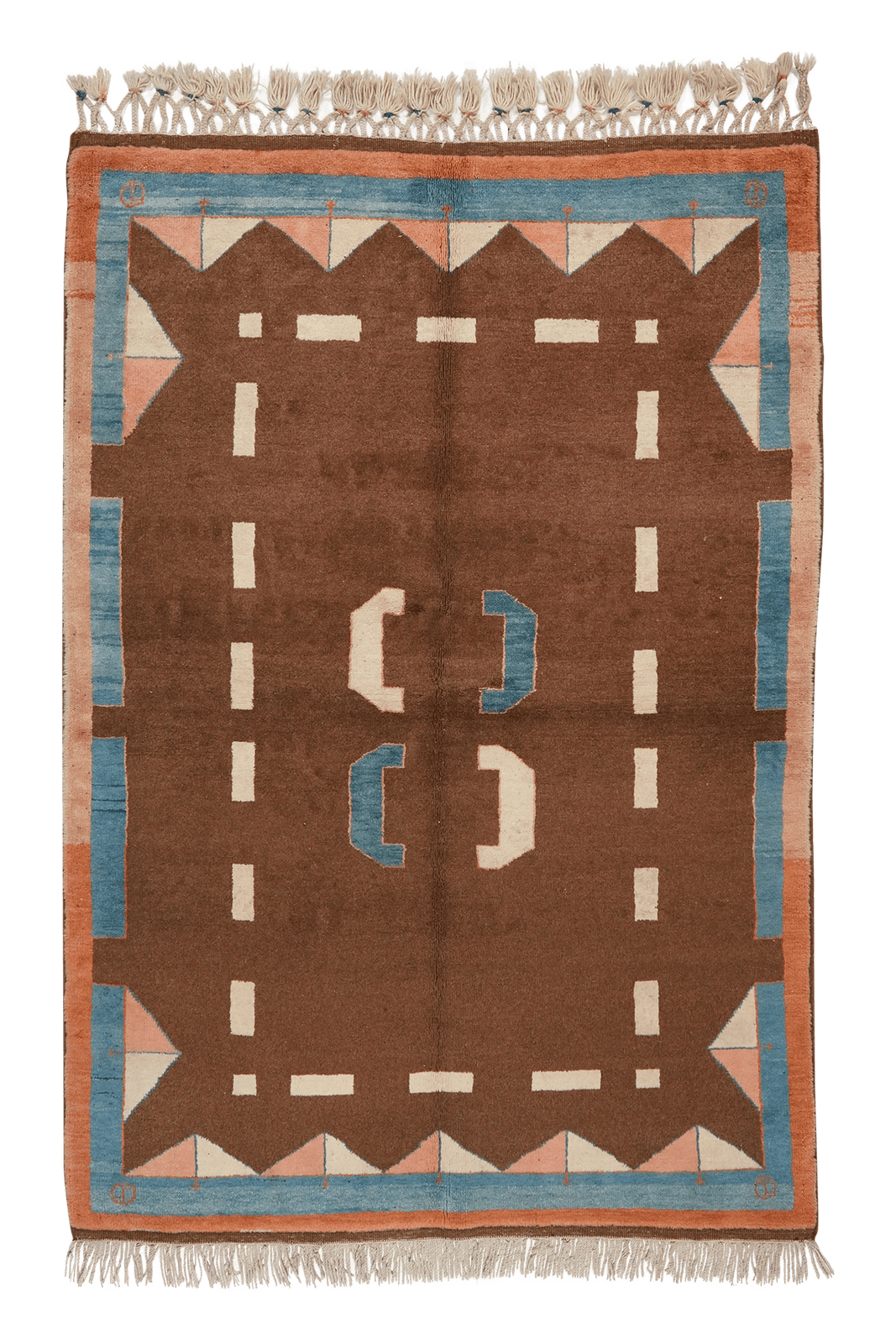 Konya — Hand-knotted, 118x173 cm, Brown, 100% Virgin Wool | Main view