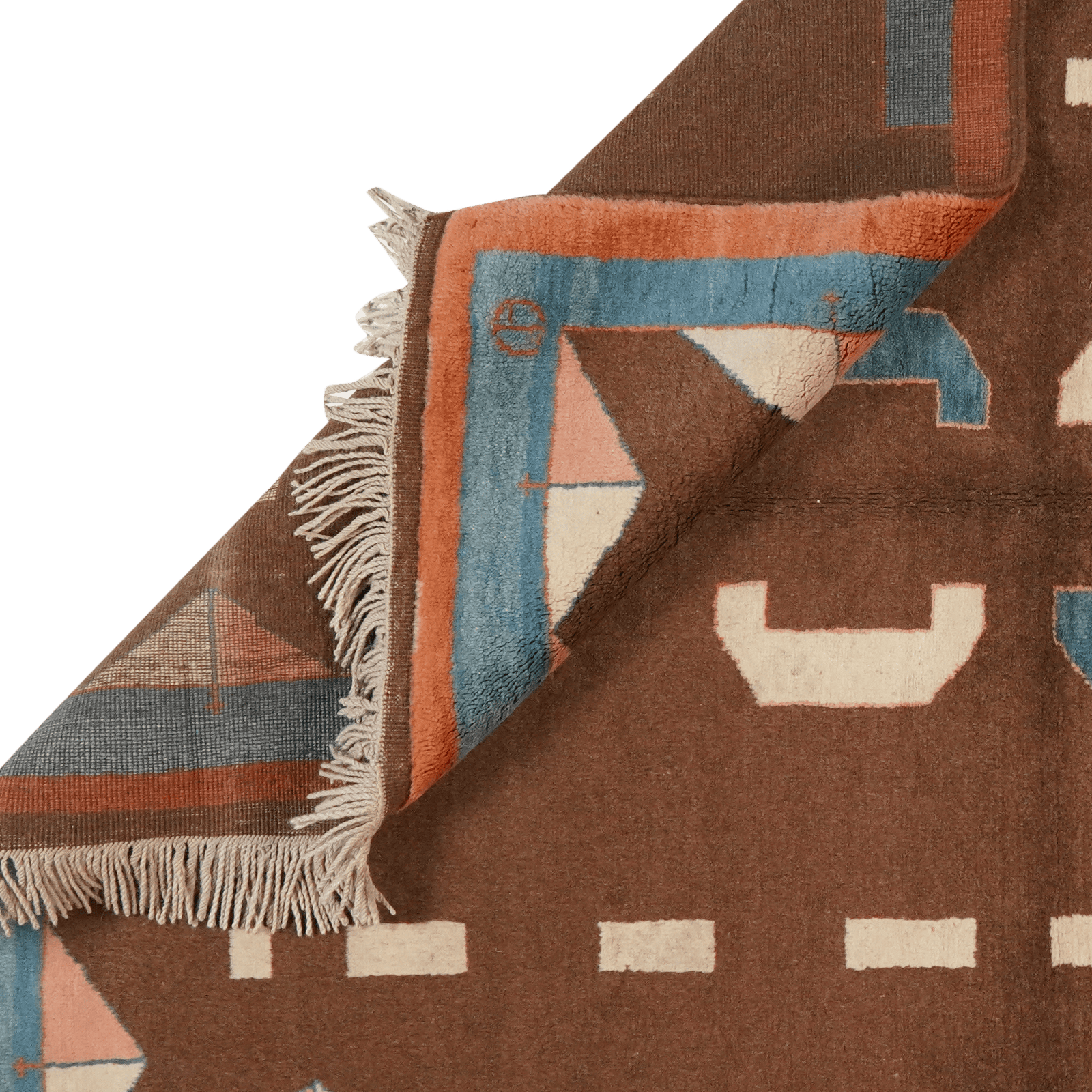 Konya — Hand-knotted, 118x173 cm, Brown, 100% Virgin Wool | View 6