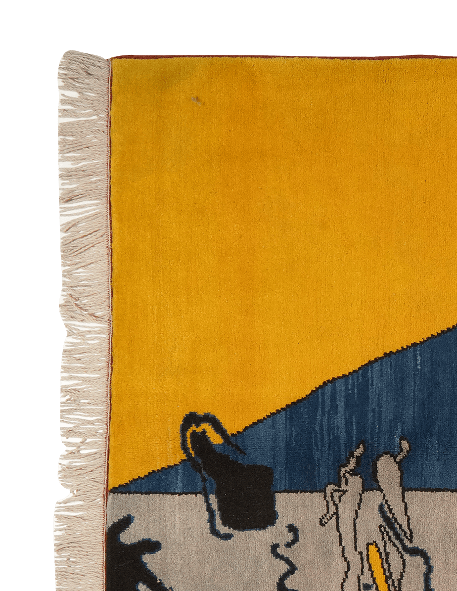 Konya — Hand-knotted, 144x215 cm, Multicolor, 100% Virgin Wool | View 3