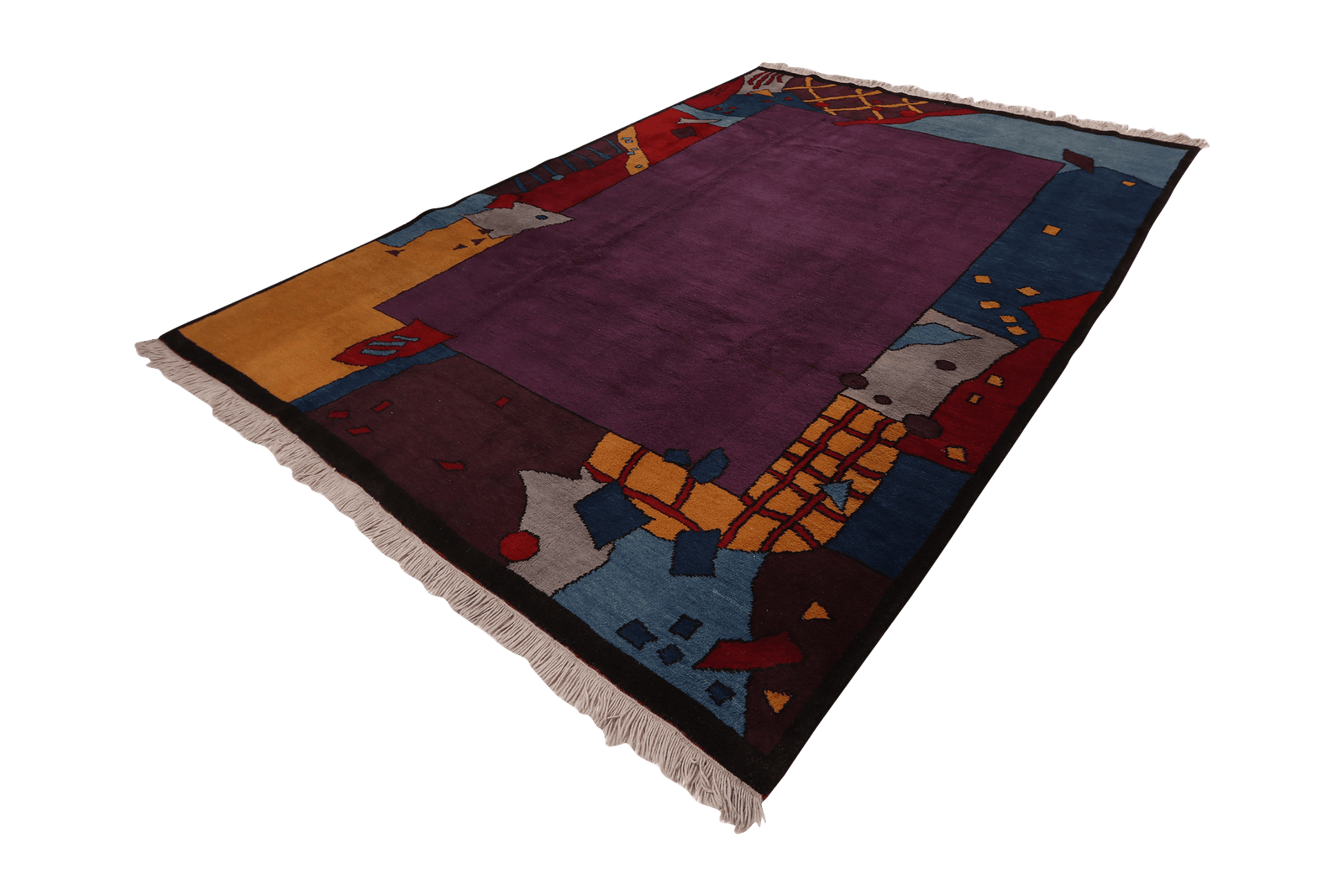 Konya — Hand-knotted, 203x291 cm, Violett, 100% Virgin Wool | View 5
