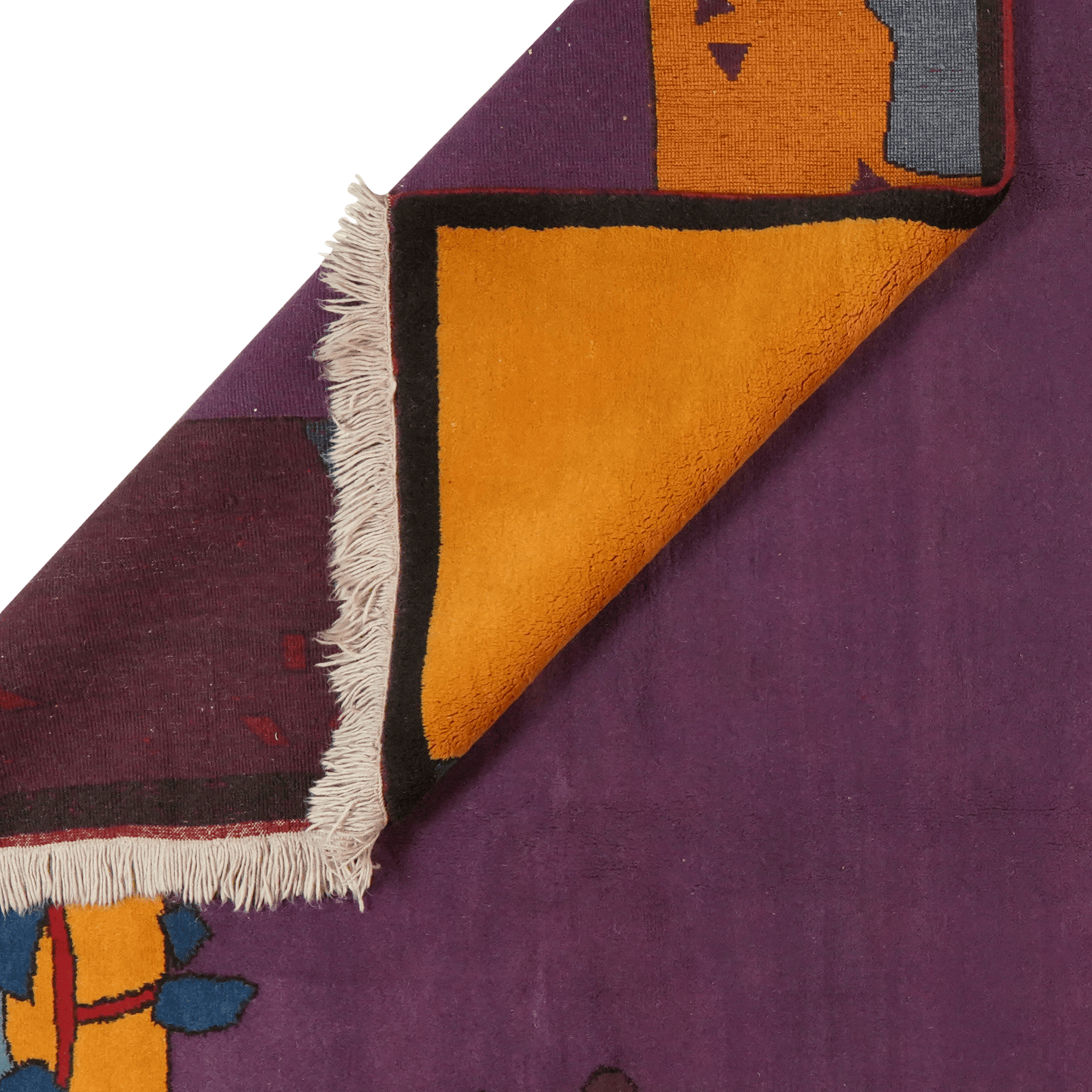 Konya — Hand-knotted, 203x291 cm, Violett, 100% Virgin Wool | View 6