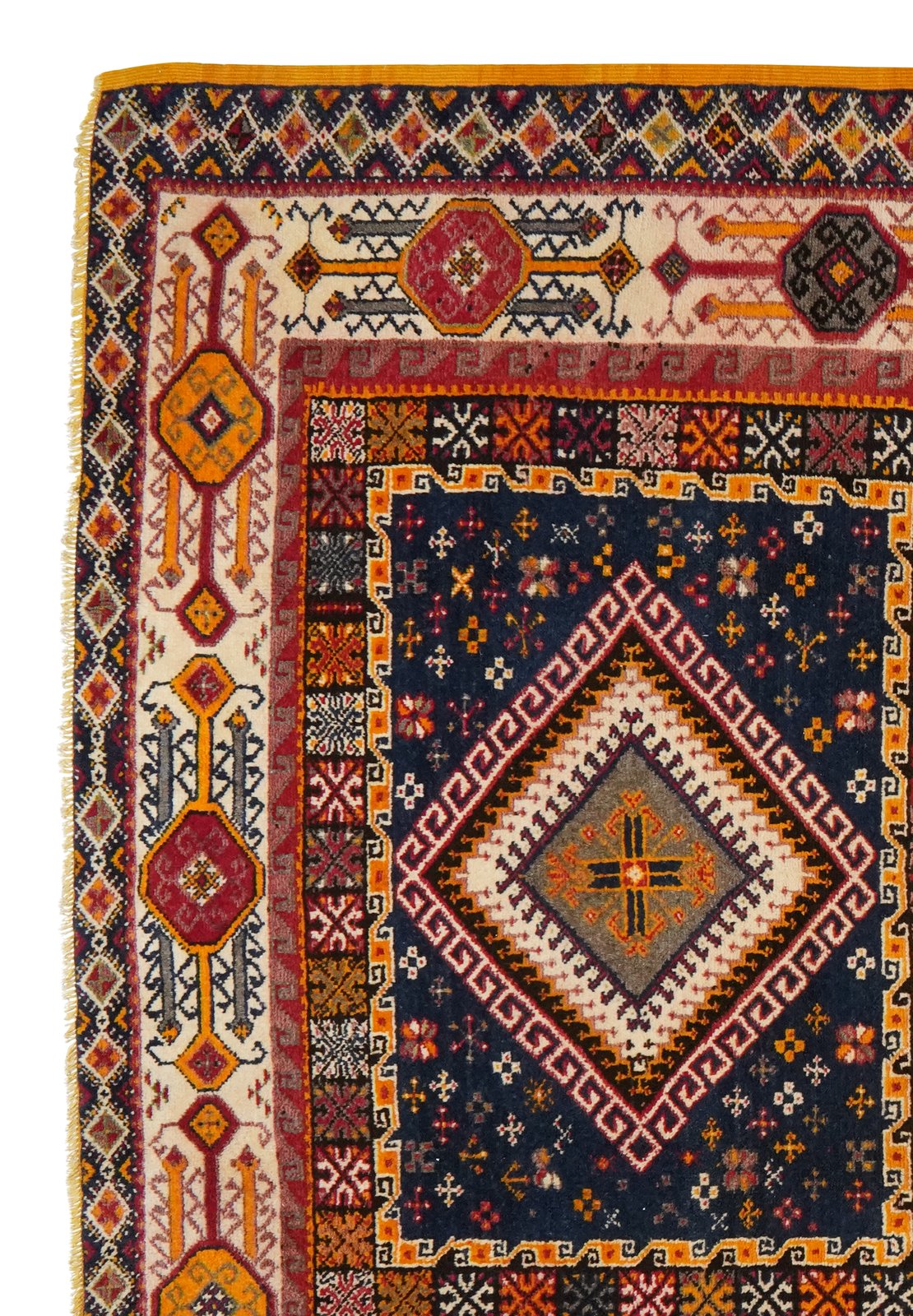 Ouzguit — Hand-knotted, 211x336 cm, Brown, 100% Virgin Wool | View 3