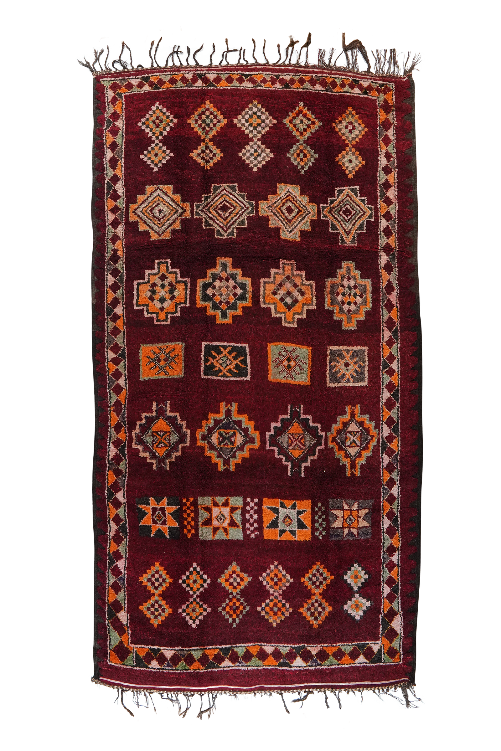 Al Haouz Dana — Handgefertigt, 374x202 cm, 100% Virgin Wool | Main view