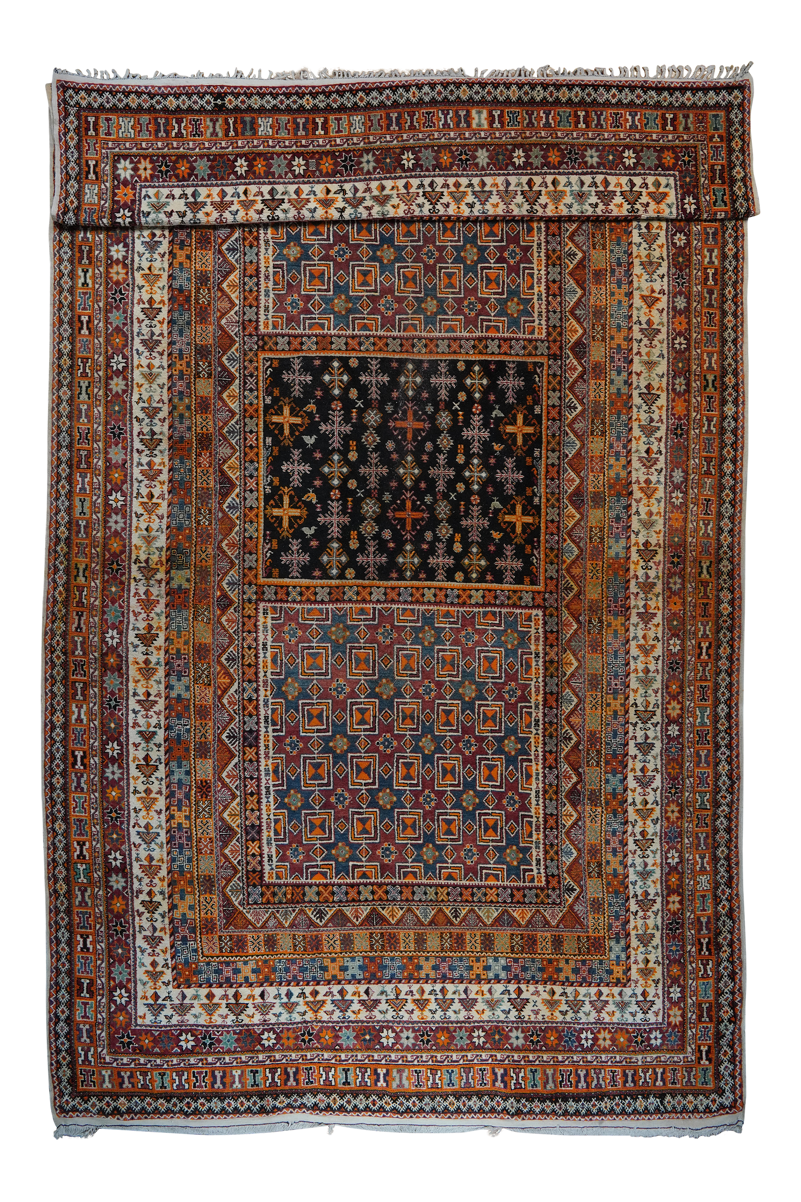 Ouzguit Layan — Handgefertigt, 597x315 cm, 100% Virgin Wool | Main view