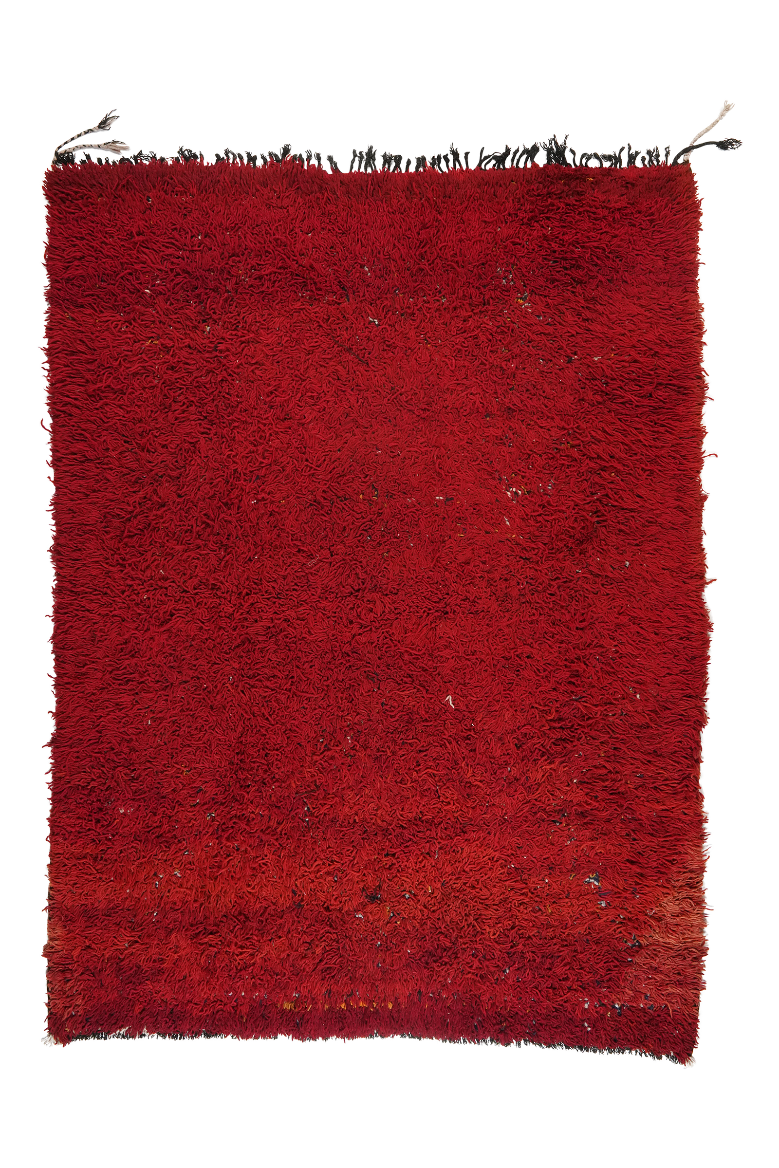 Zaiane Zaya — Handgefertigt, 258x168 cm, Rot, 100% Virgin Wool | Main view