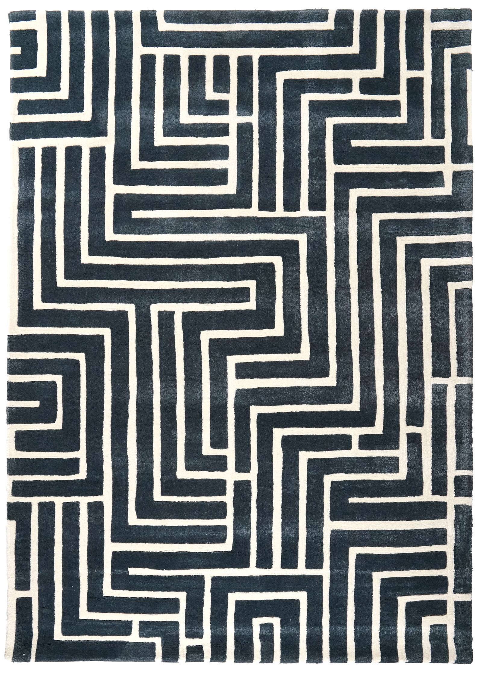 Skyline — Handgefertigt, 180x120 cm, Bunt, 50% Schurwolle, 50% Viskose | Main view