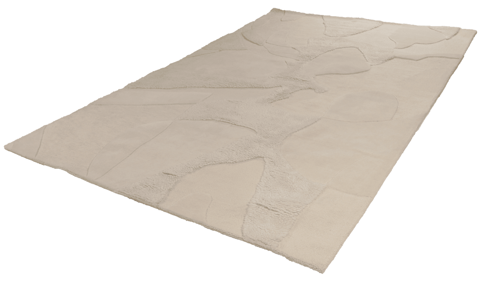 Desert Dune — Hand-knotted, 170x240 cm, Beige, 100% Virgin Wool | View 4