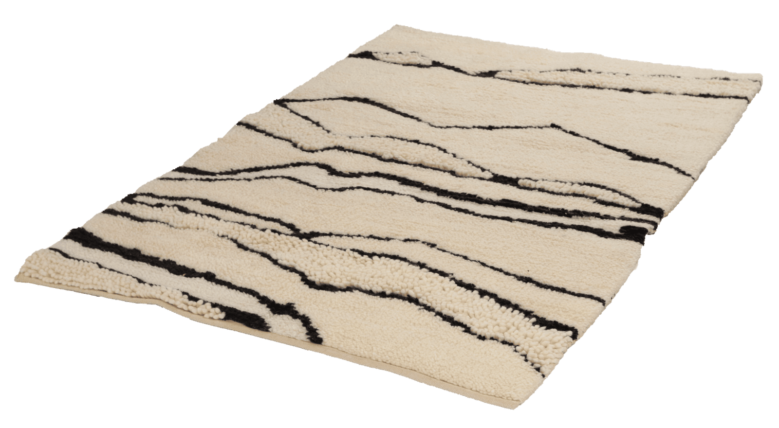 Morrocan Mirage — Hand-knotted, 170x240 cm, Beige, 100% Virgin Wool | View 4
