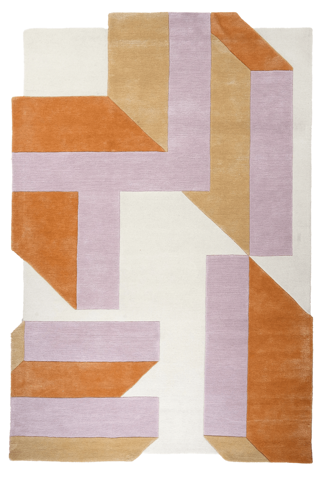 Milo — Hand-knotted, 200x300 cm, Violett, 50% Schurwolle, 50% Viskose | Main view