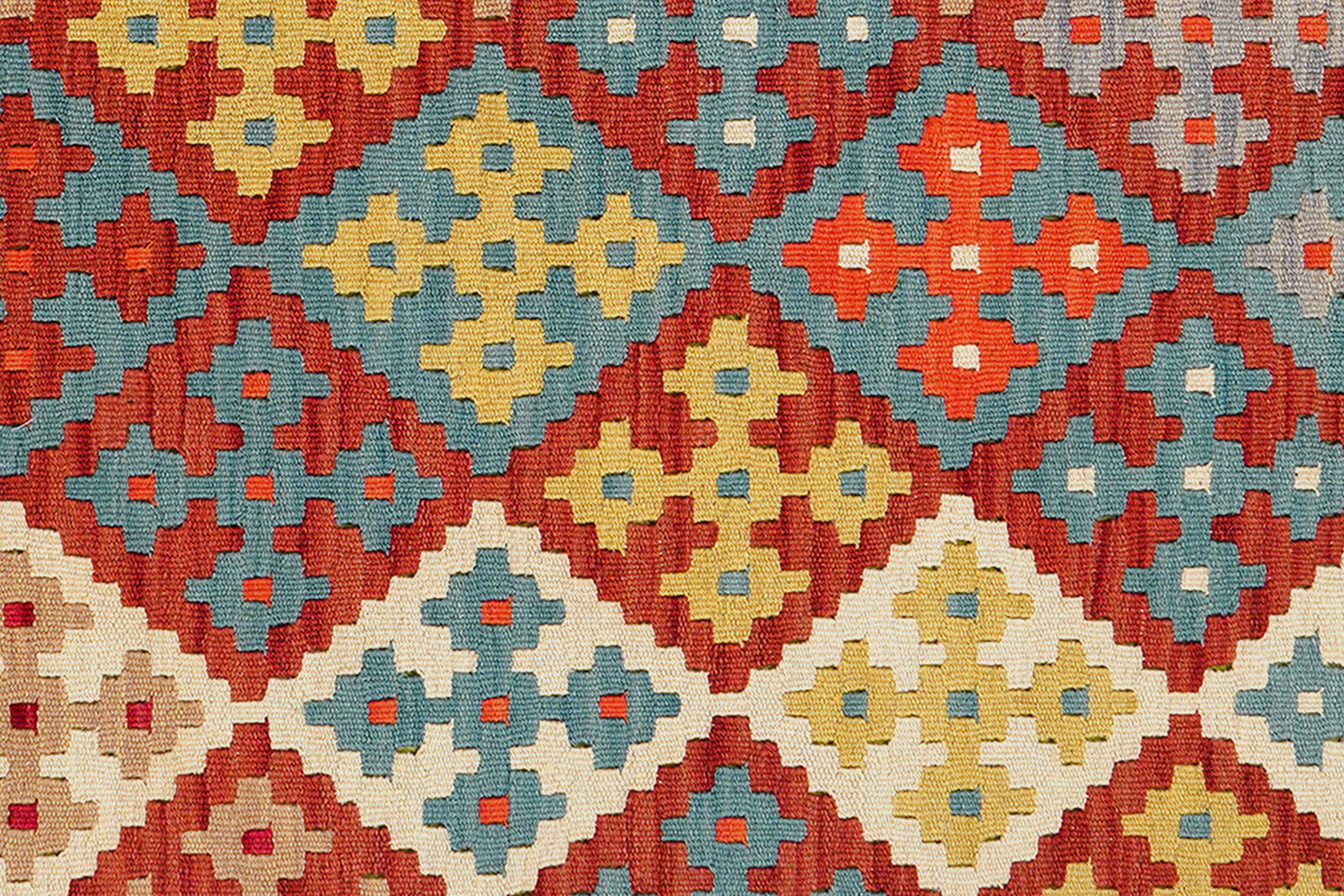 Kelim Gashgai — Handgefertigt, 182x132 cm, Bunt, 100% Virgin Wool | View 6