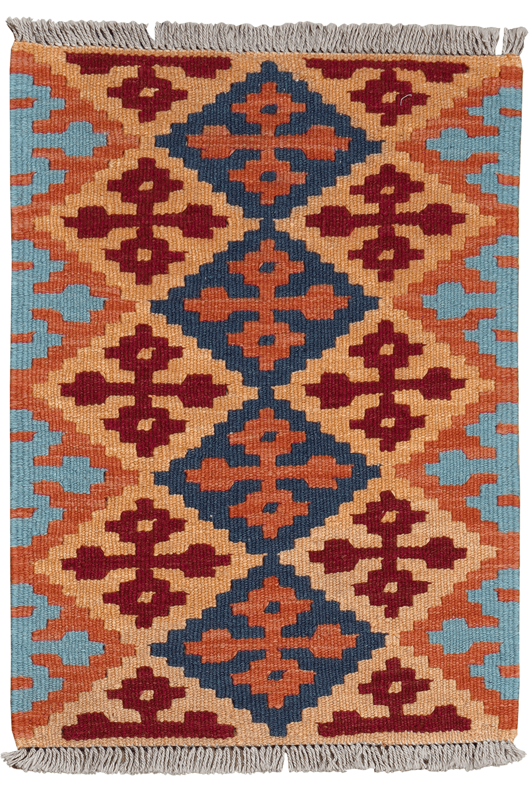 Kelim Gashgai — Handmade, 45x64 cm, Multicolor, 100% Virgin Wool | Main view