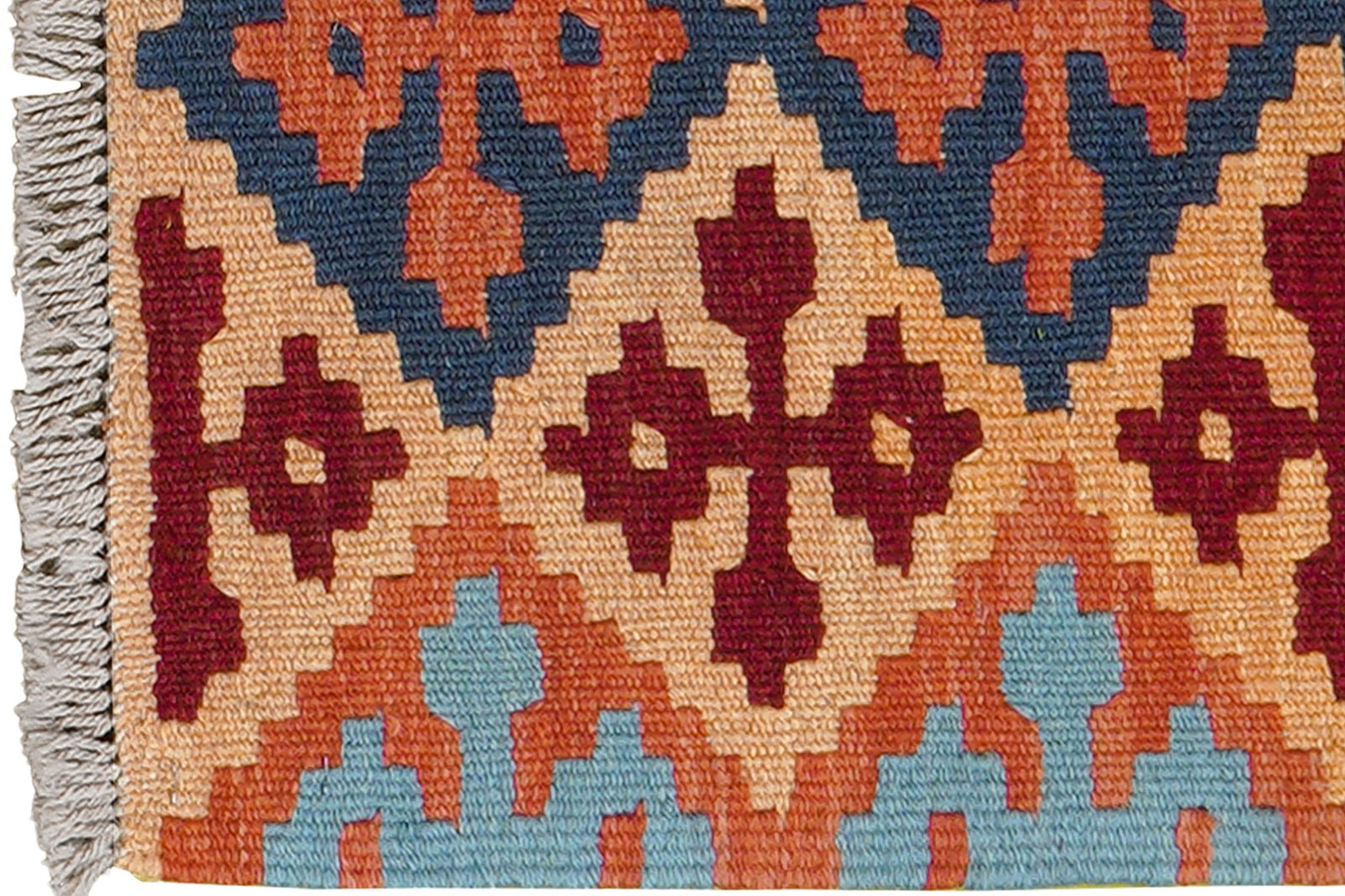 Kelim Gashgai — Handmade, 45x64 cm, Multicolor, 100% Virgin Wool | View 3