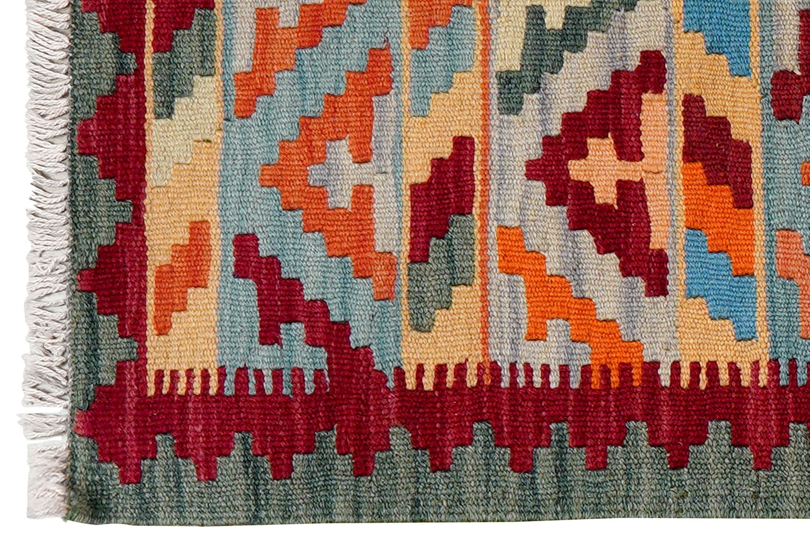 Kelim Gashgai — Handmade, 62x86 cm, Multicolor, 100% Virgin Wool | View 3