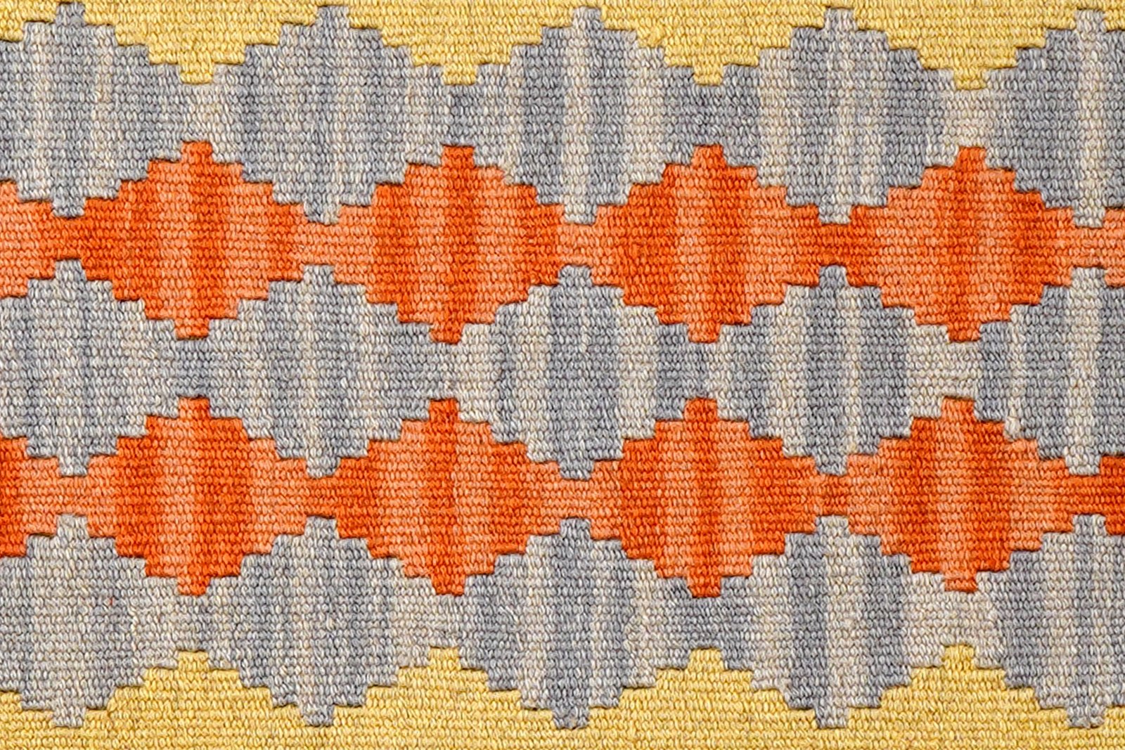 Kelim Gashgai — Handmade, 63x88 cm, Grey, 100% Virgin Wool | View 5