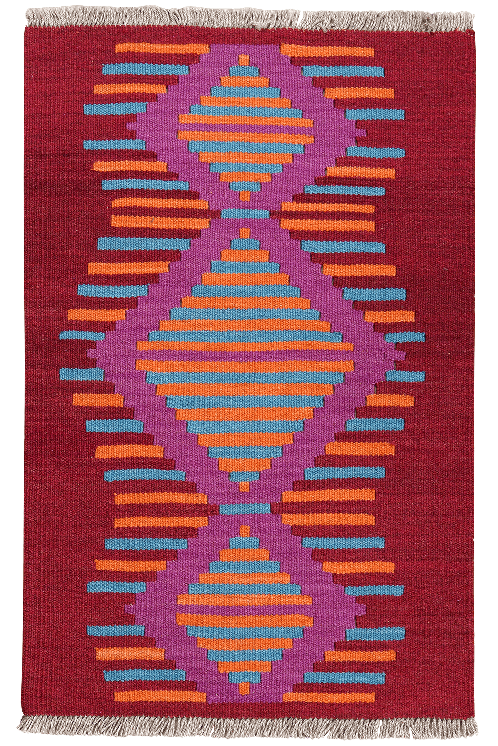 Kelim Gashgai — Handmade, 59x94 cm, Multicolor, 100% Virgin Wool | Main view