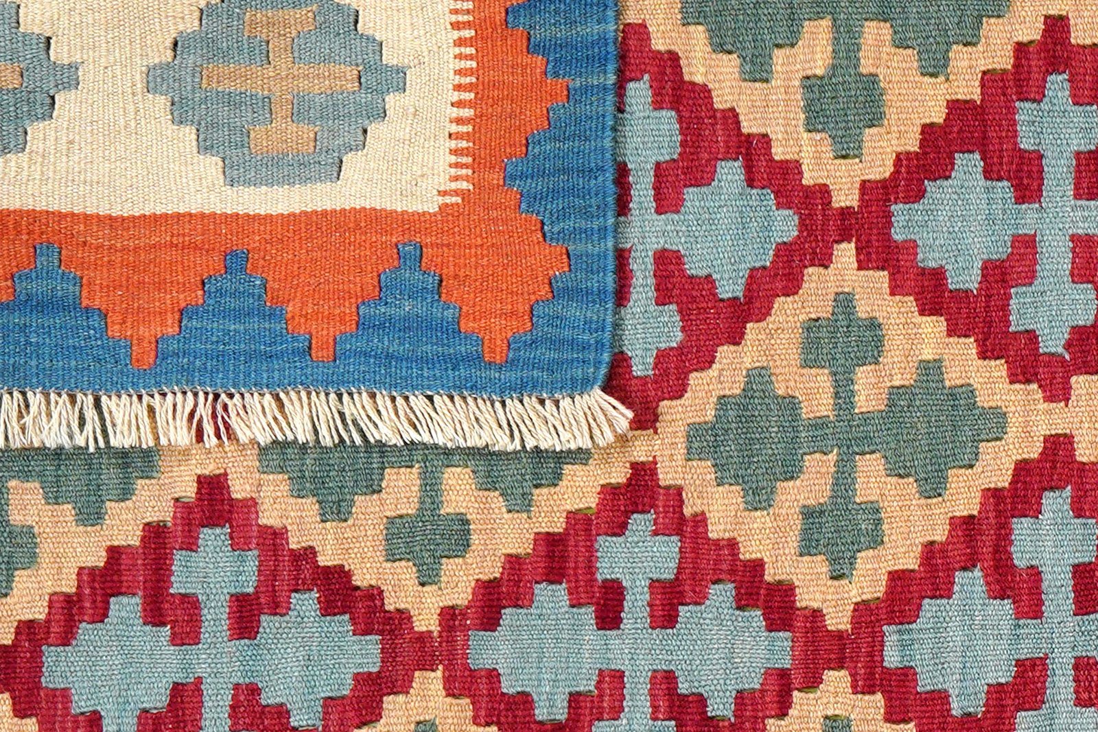 Kelim Gashgai — Handmade, 149x194 cm, Multicolor, 100% Virgin Wool | View 6