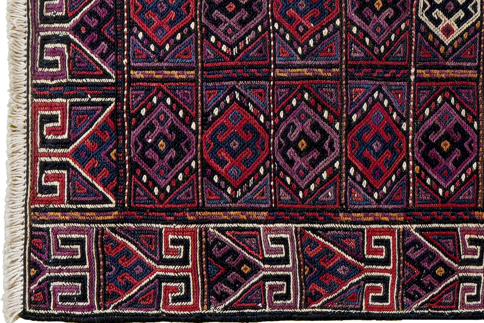 Sumak Shahsavan — Handmade, 75x93 cm, Multicolor, 100% Virgin Wool | View 3