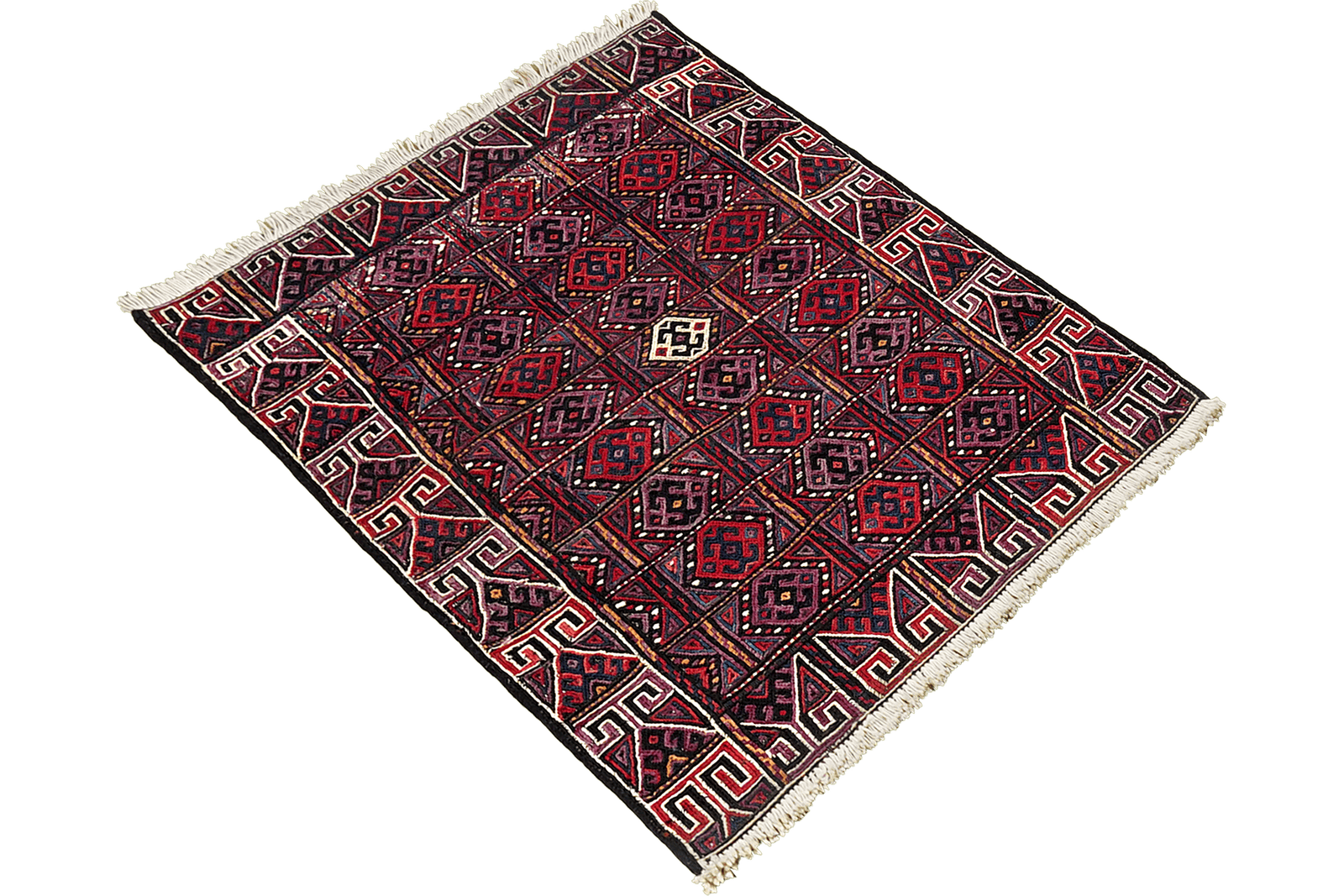 Sumak Shahsavan — Handmade, 75x93 cm, Multicolor, 100% Virgin Wool | View 4