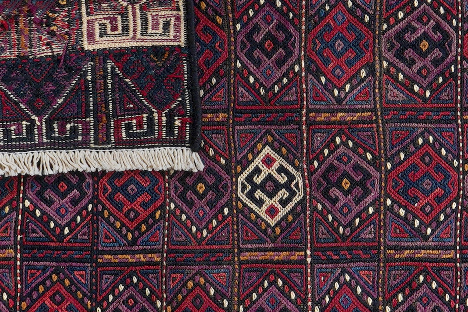 Sumak Shahsavan — Handmade, 75x93 cm, Multicolor, 100% Virgin Wool | View 6