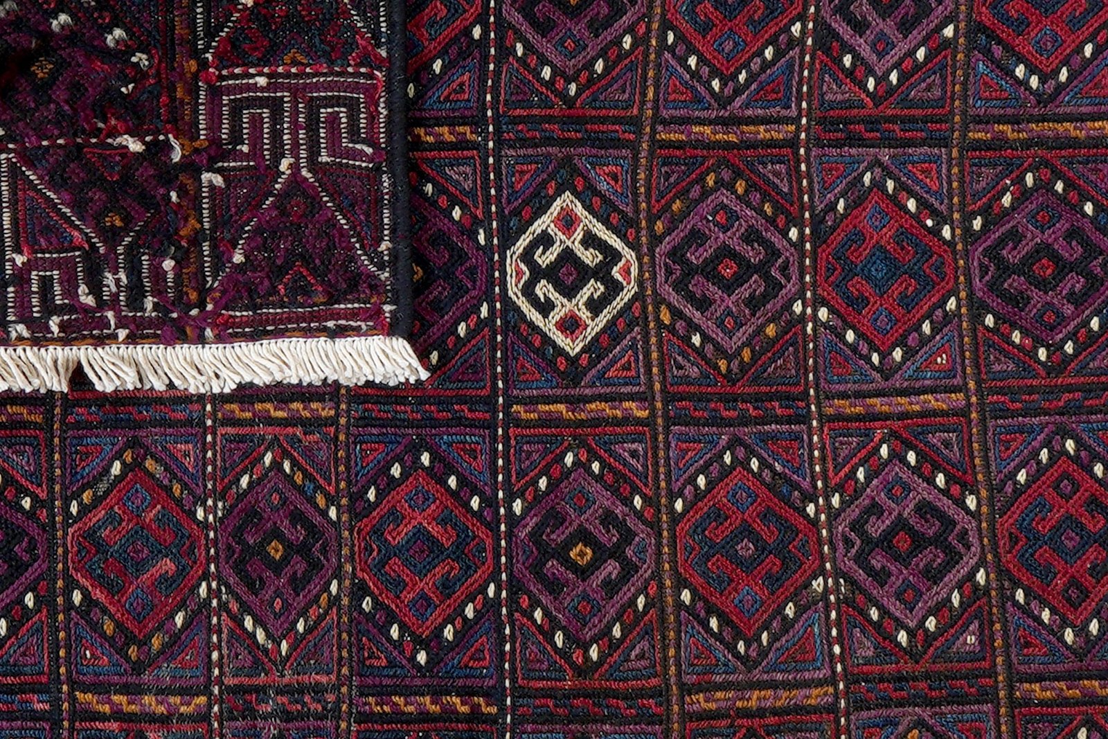 Sumak Shahsavan — Handmade, 72x93 cm, Multicolor, 100% Virgin Wool | View 6