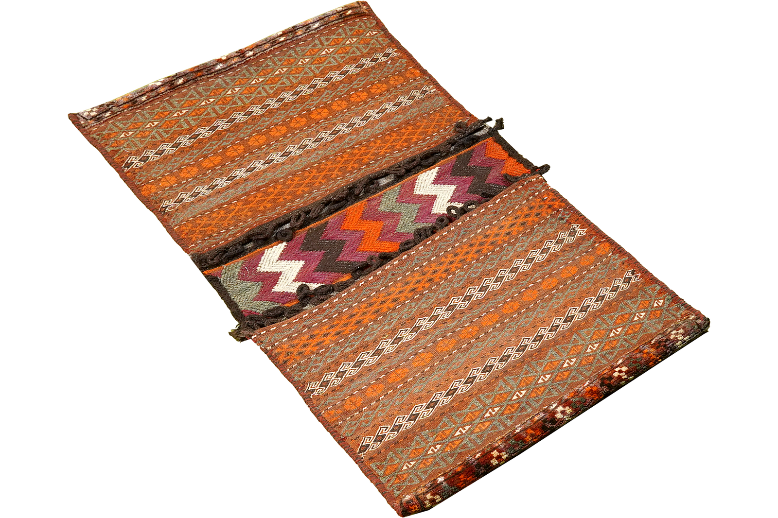 Khorjin — Handgefertigt, 121x56 cm, Bunt, 100% Virgin Wool | View 4