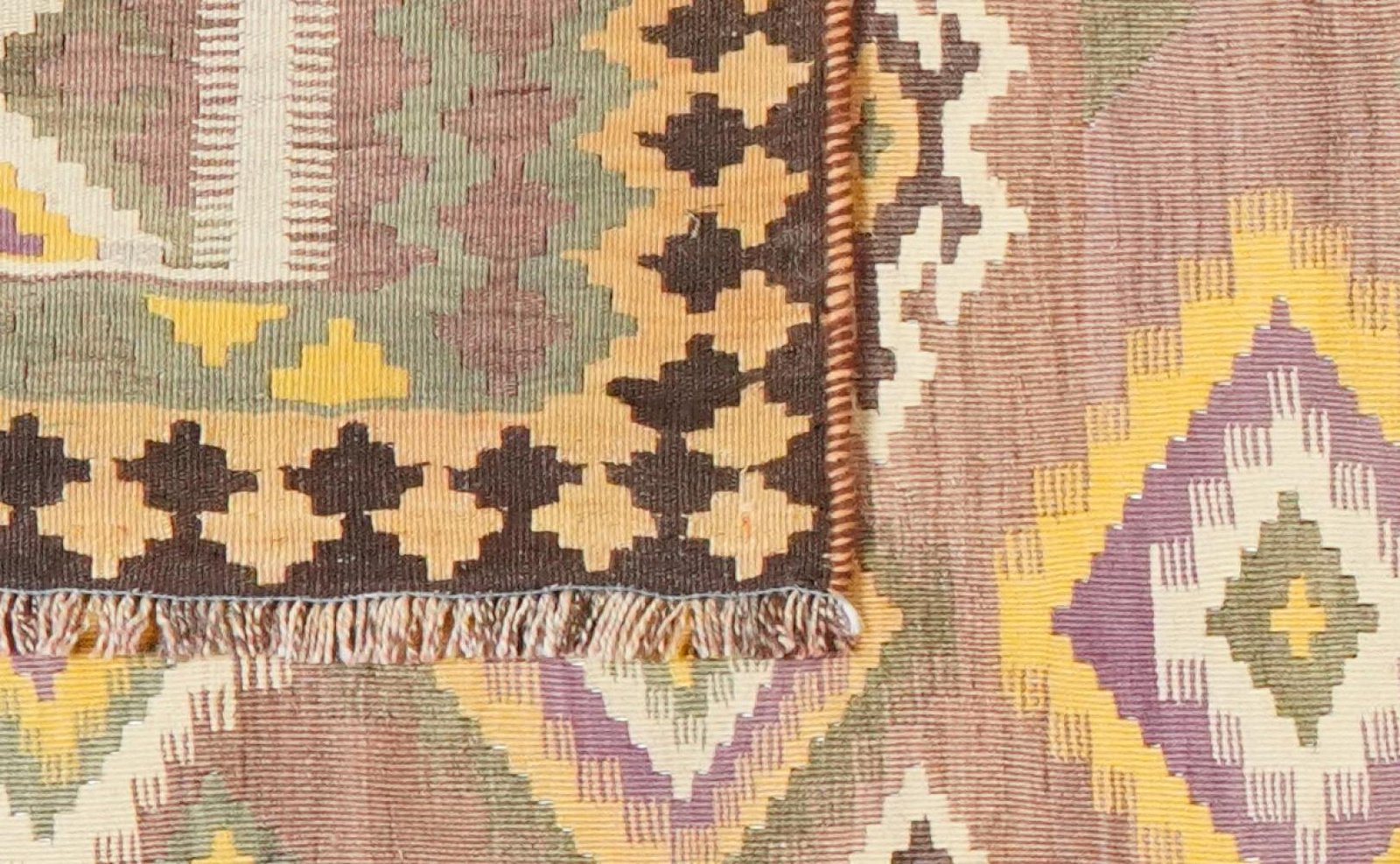 Kelim Gashgai Old — Handmade, 146x285 cm, Multicolor, 100% Virgin Wool | View 4