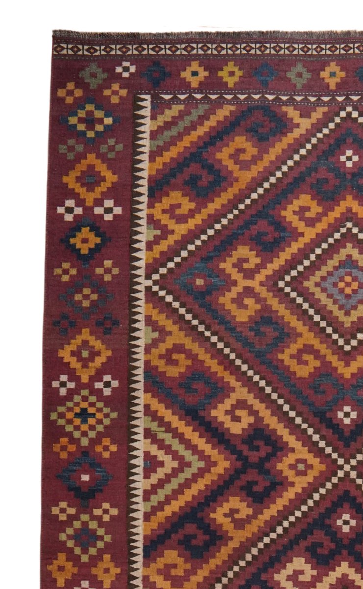 Kelim Belutch — Handmade, 190x402 cm, Multicolor, 100% Virgin Wool | View 3