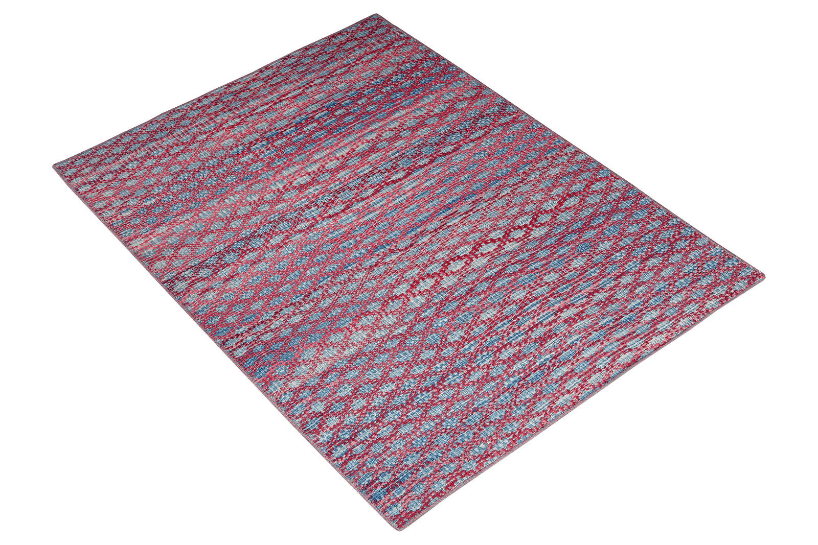 Kelim — Handmade, 103x147 cm, Pink, 100% Virgin Wool | View 4