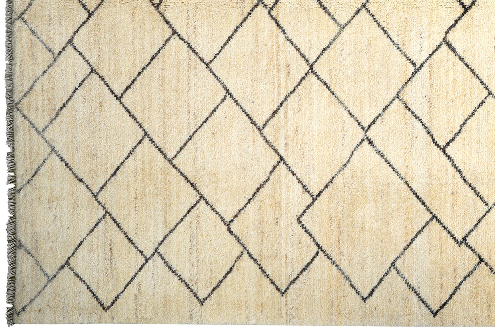 Gabbeh Basi — Hand-knotted, 171x246 cm, Beige, 100% Virgin Wool | View 3
