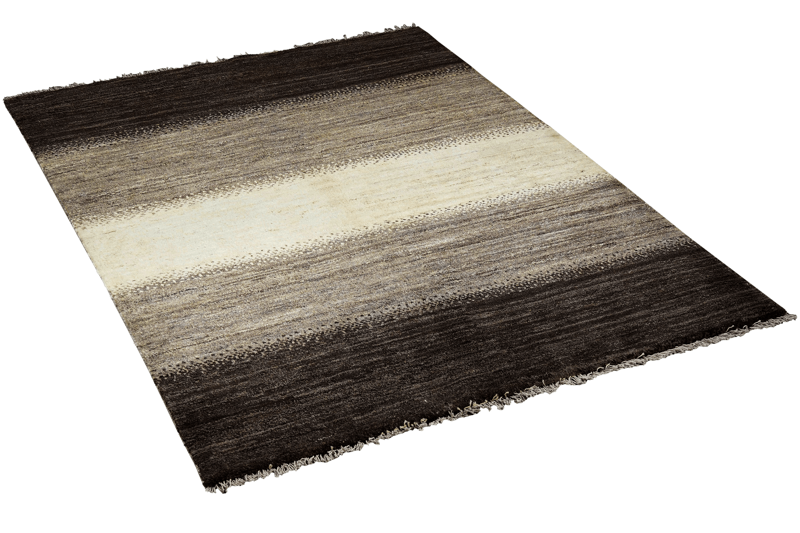Gabbeh Sonnat — Hand-knotted, 152x196 cm, Black, 100% Virgin Wool | View 4
