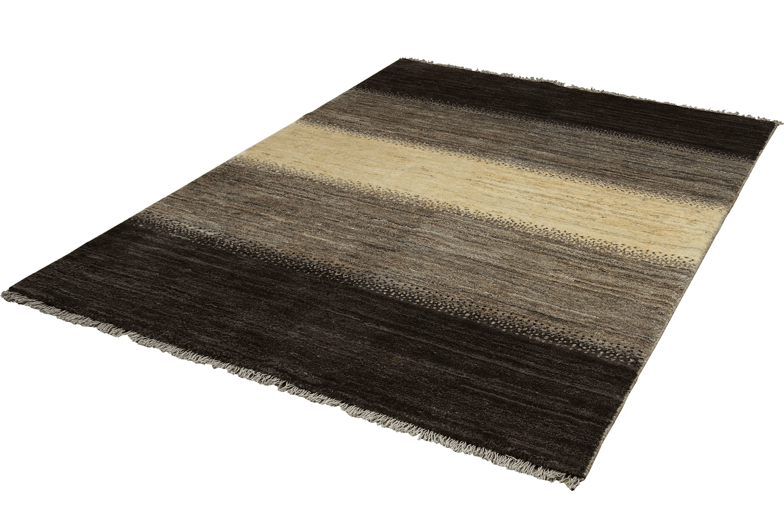 Gabbeh Sonnat — Hand-knotted, 152x196 cm, Black, 100% Virgin Wool | View 5