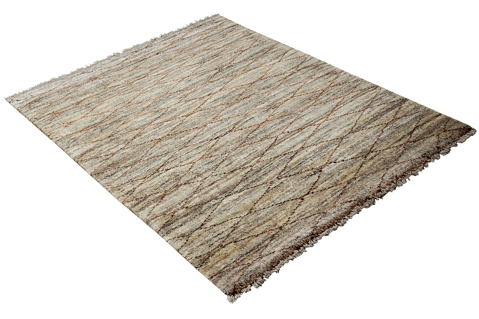 Gabbeh Basi — Hand-knotted, 103x139 cm, Brown, 100% Virgin Wool | View 4