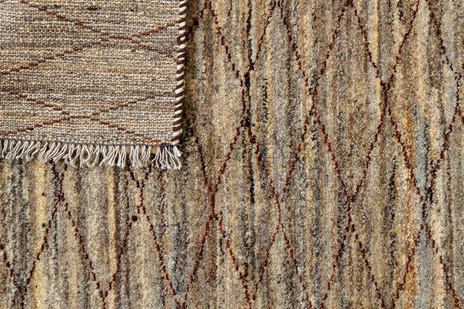 Gabbeh Basi — Hand-knotted, 103x139 cm, Brown, 100% Virgin Wool | View 7