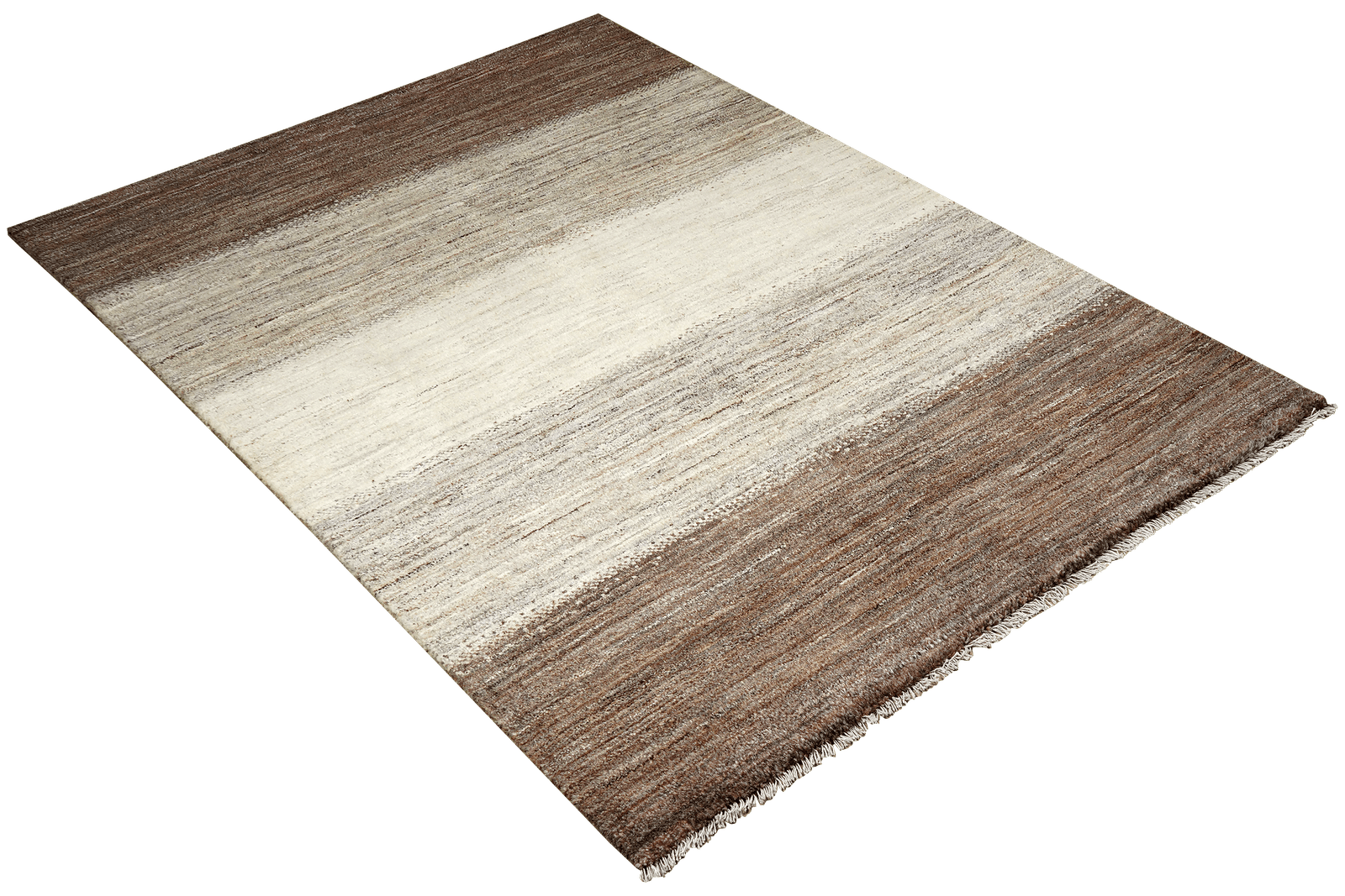 Gabbeh — Hand-knotted, 167x238 cm, Brown, 100% Virgin Wool | View 4