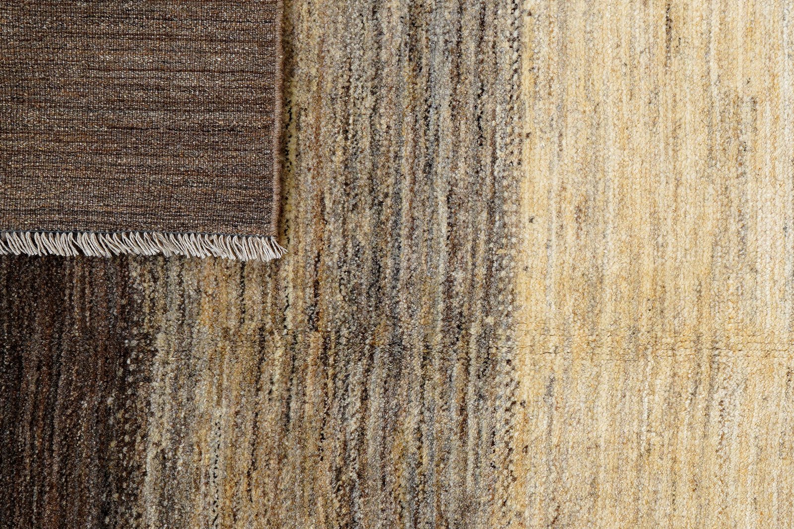 Gabbeh — Hand-knotted, 167x238 cm, Brown, 100% Virgin Wool | View 7