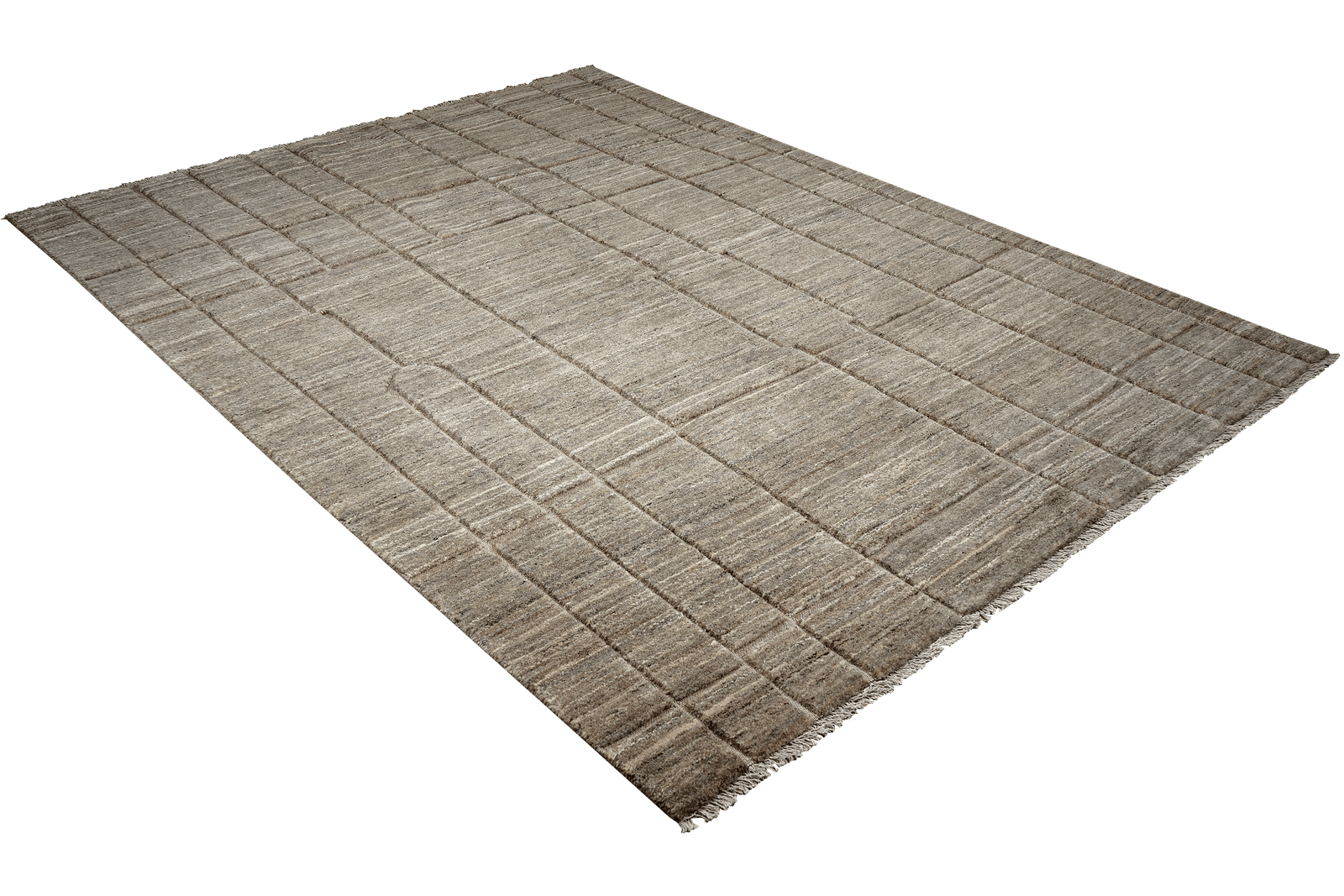 Gabbeh Basi — Hand-knotted, 207x285 cm, Grey, 100% Virgin Wool | View 4