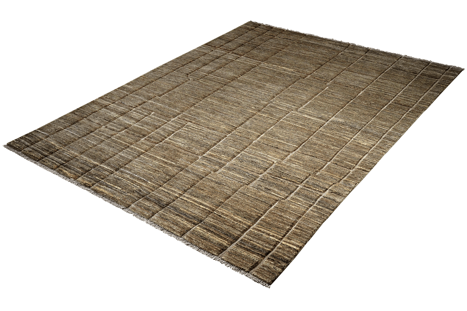 Gabbeh Basi — Hand-knotted, 207x285 cm, Grey, 100% Virgin Wool | View 5