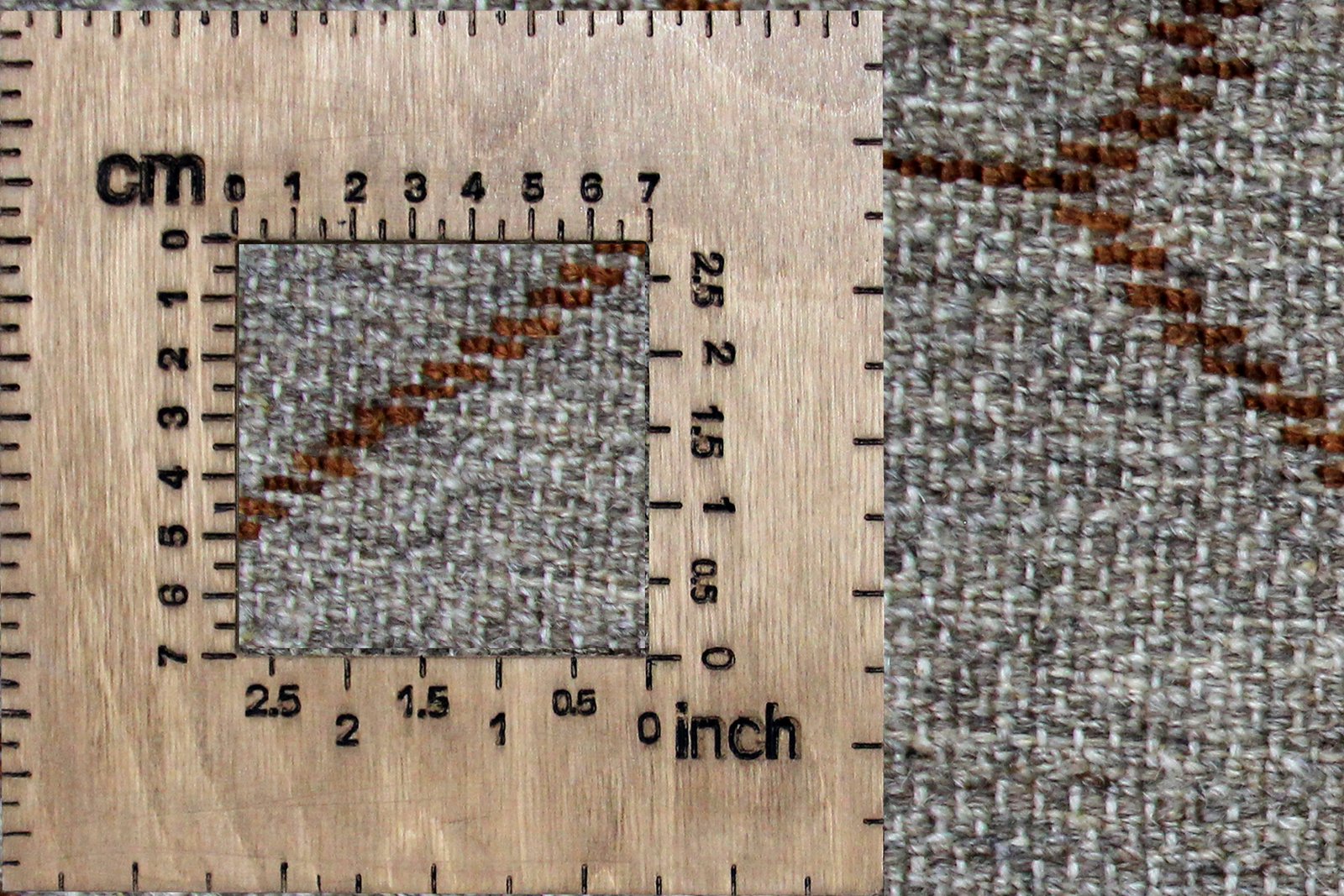 Gabbeh Basi — Hand-knotted, 205x287 cm, Brown, 100% Virgin Wool | View 8