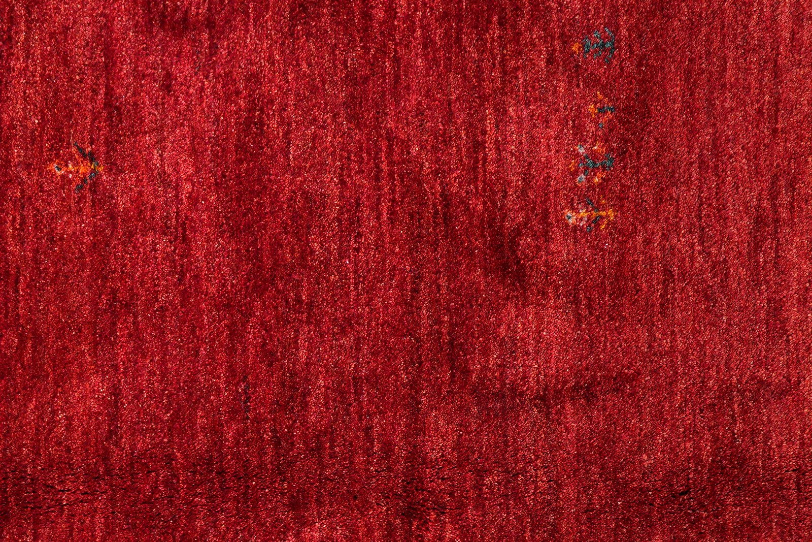 Gabbeh — Hand-knotted, 175x234 cm, Red, 100% Virgin Wool | View 6