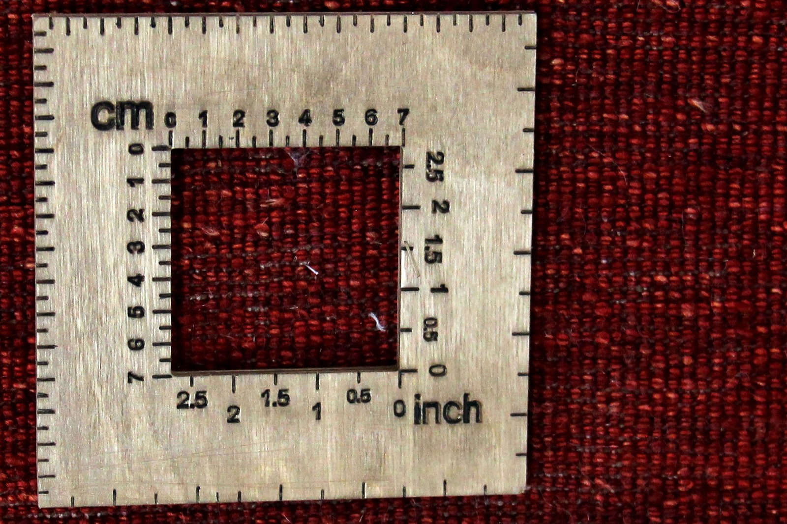 Gabbeh — Hand-knotted, 175x234 cm, Red, 100% Virgin Wool | View 8