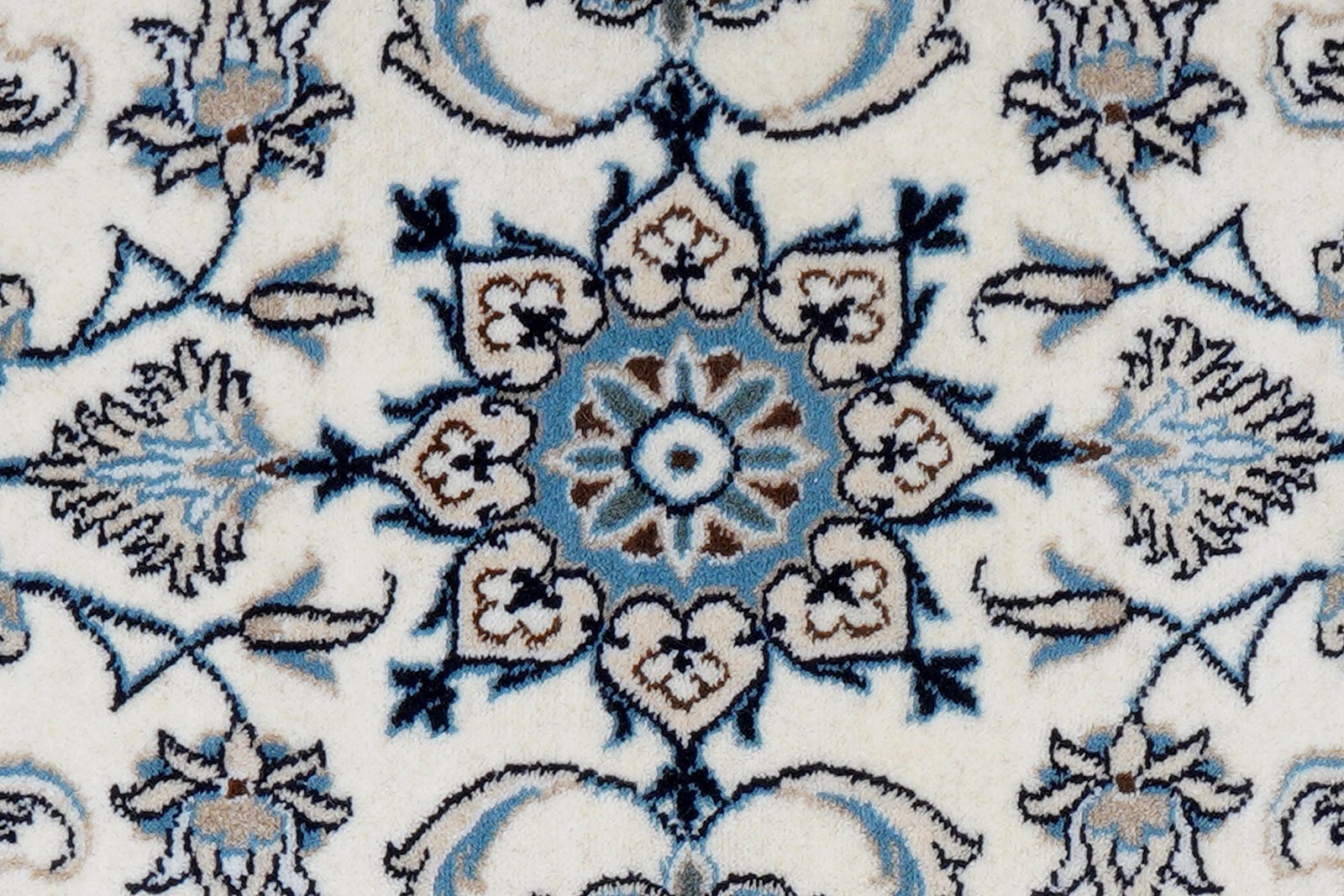 Nain 12La — Hand-knotted, 66x135 cm, Beige, 100% Virgin Wool | View 6