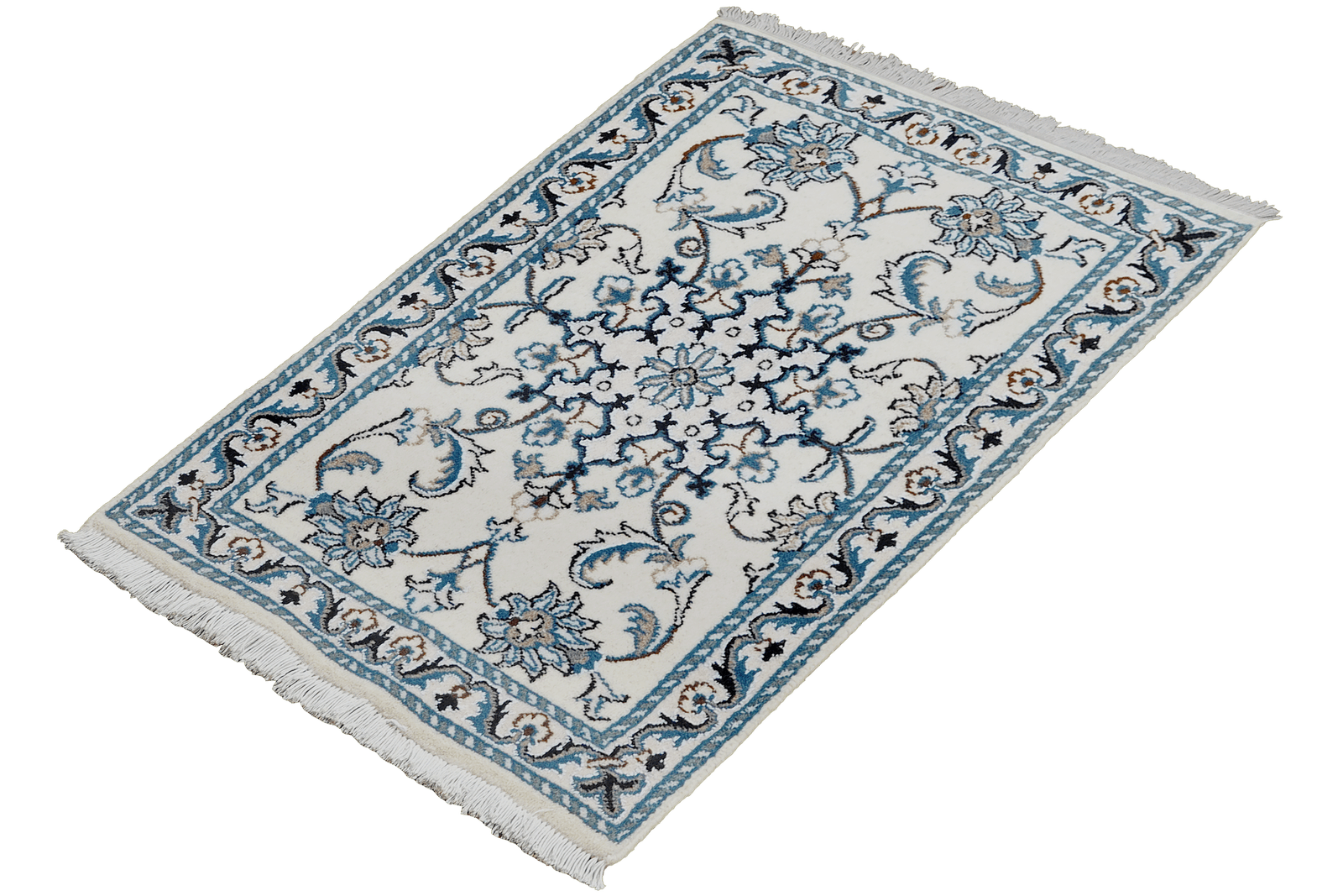 Nain 12La — Hand-knotted, 58x84 cm, Beige, 100% Virgin Wool | View 5