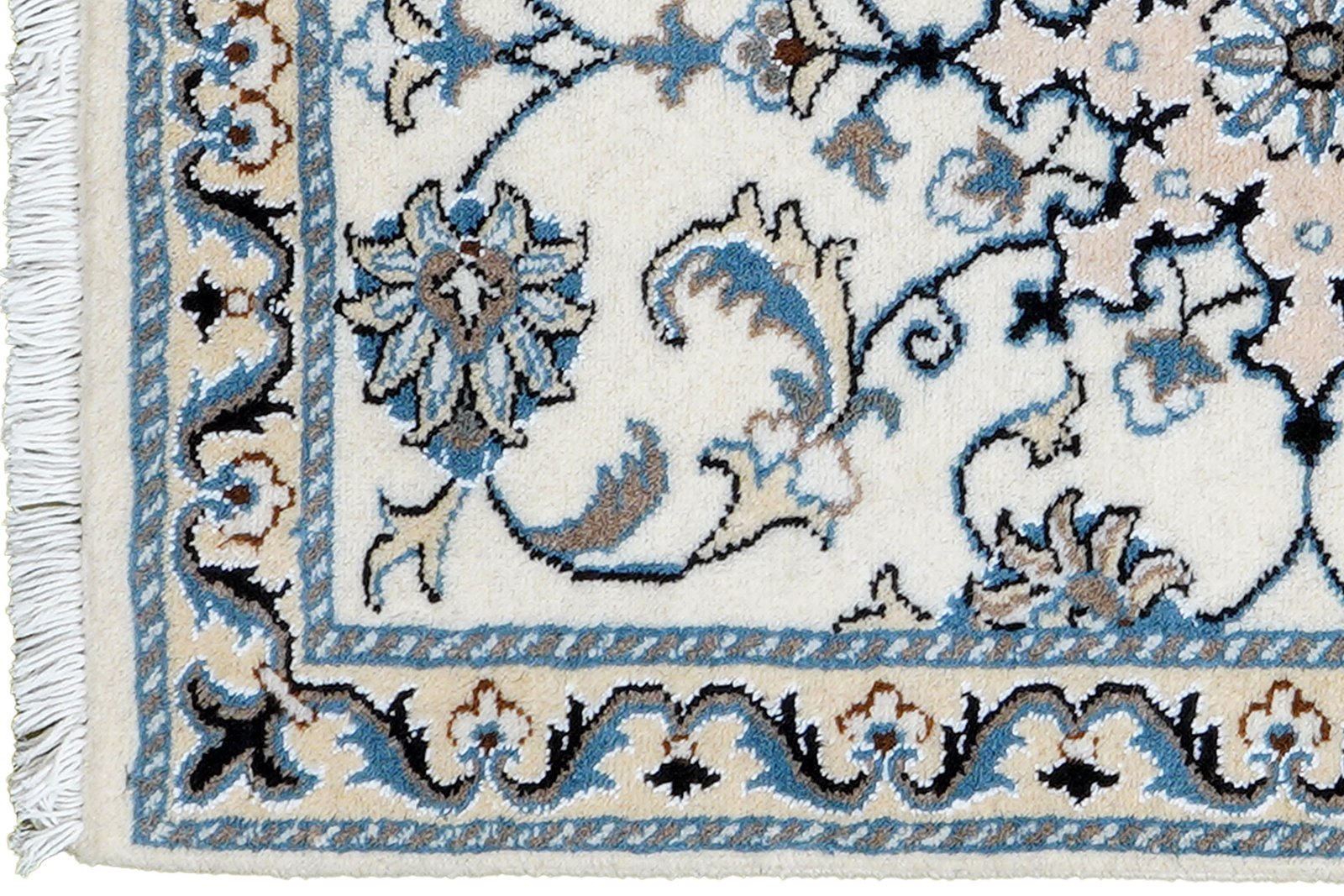 Nain 12La — Hand-knotted, 55x82 cm, Beige, 100% Virgin Wool | View 3