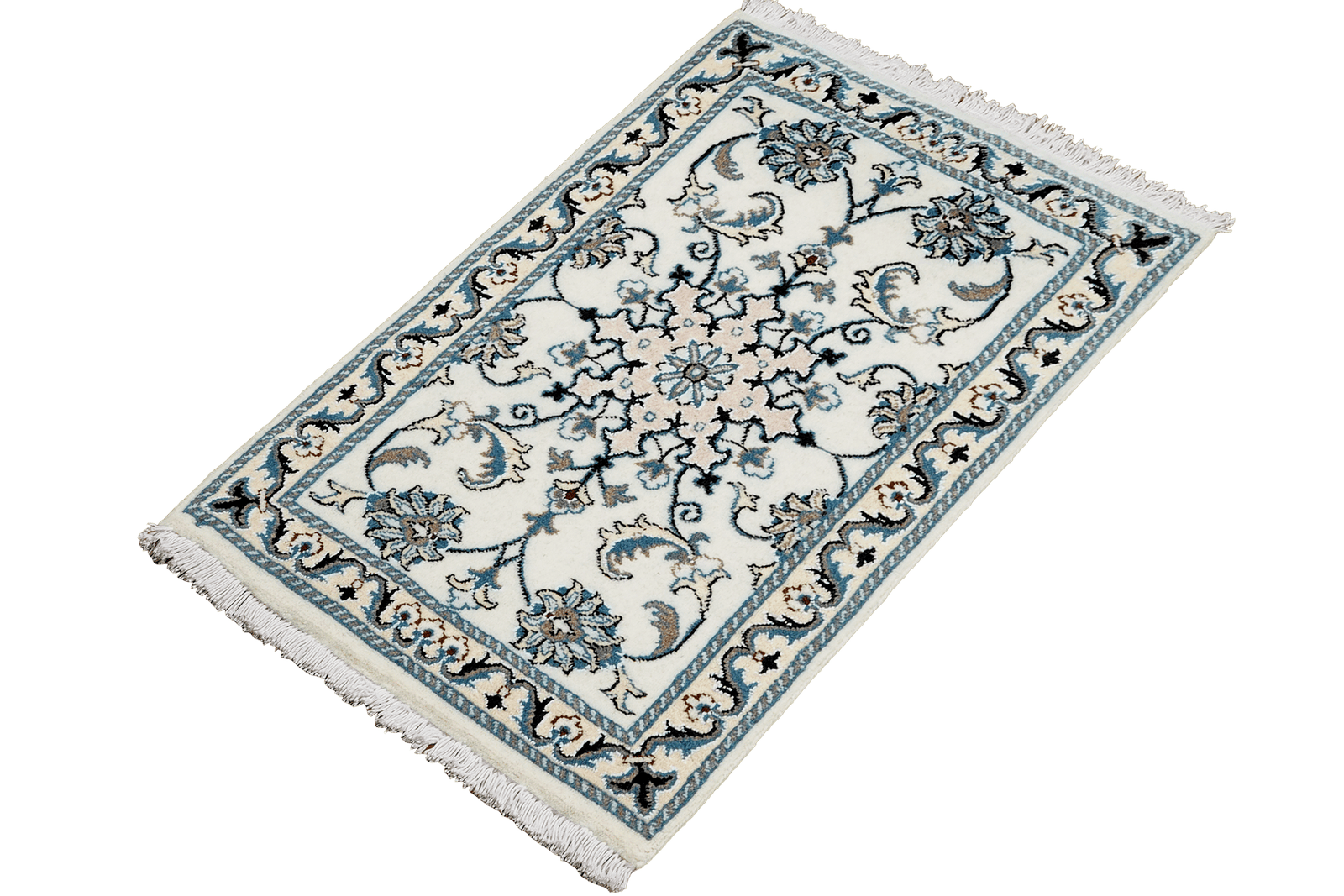 Nain 12La — Hand-knotted, 55x82 cm, Beige, 100% Virgin Wool | View 5