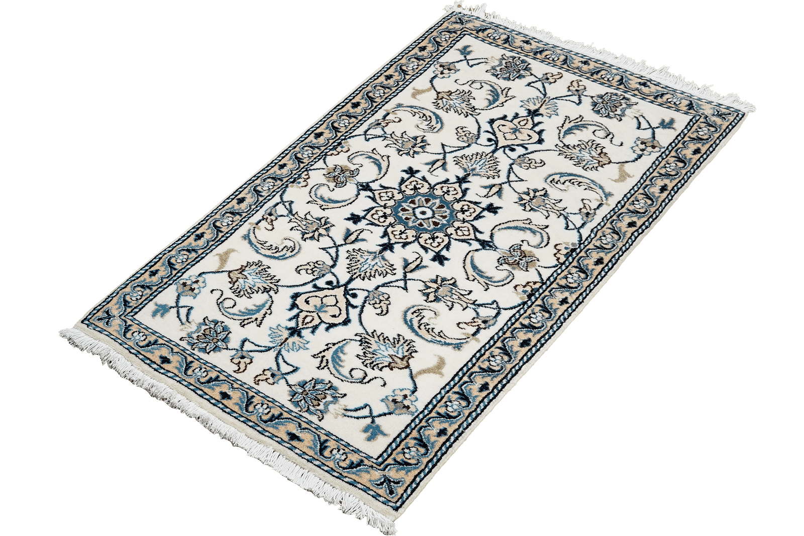 Nain 12La — Hand-knotted, 68x138 cm, Multicolor, 100% Virgin Wool | View 5