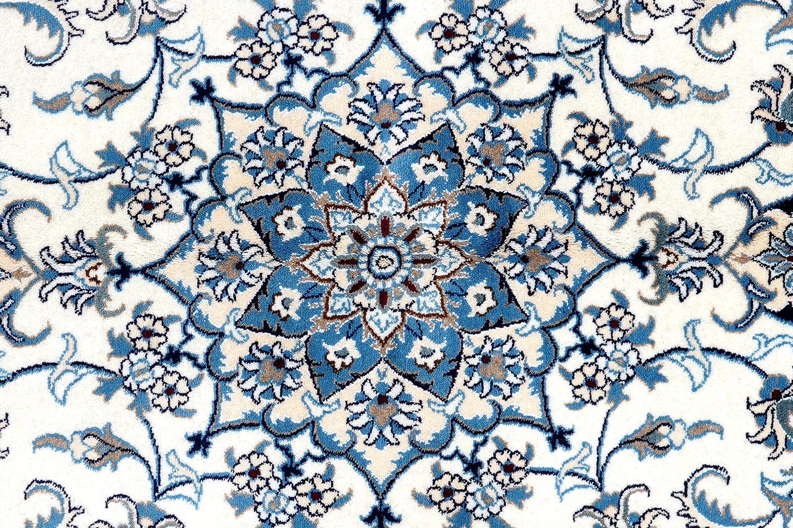 Nain 12La — Hand-knotted, 167x227 cm, Beige, 100% Virgin Wool | View 6