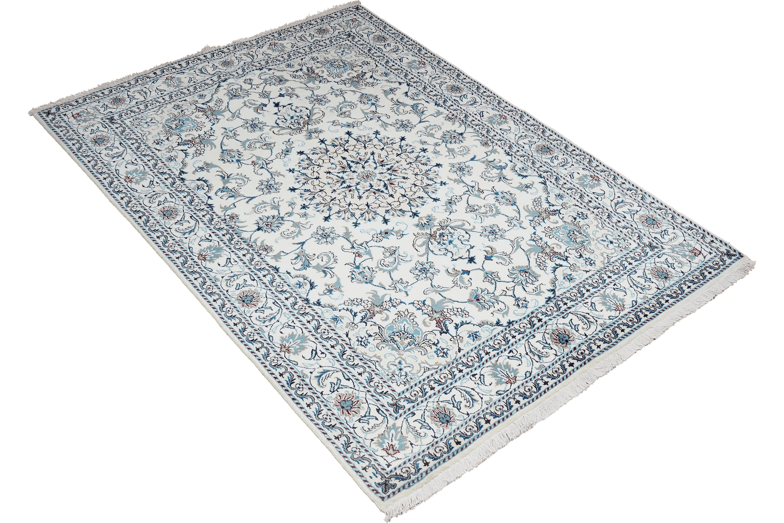 Nain 12La — Hand-knotted, 157x240 cm, Beige, 100% Virgin Wool | View 4